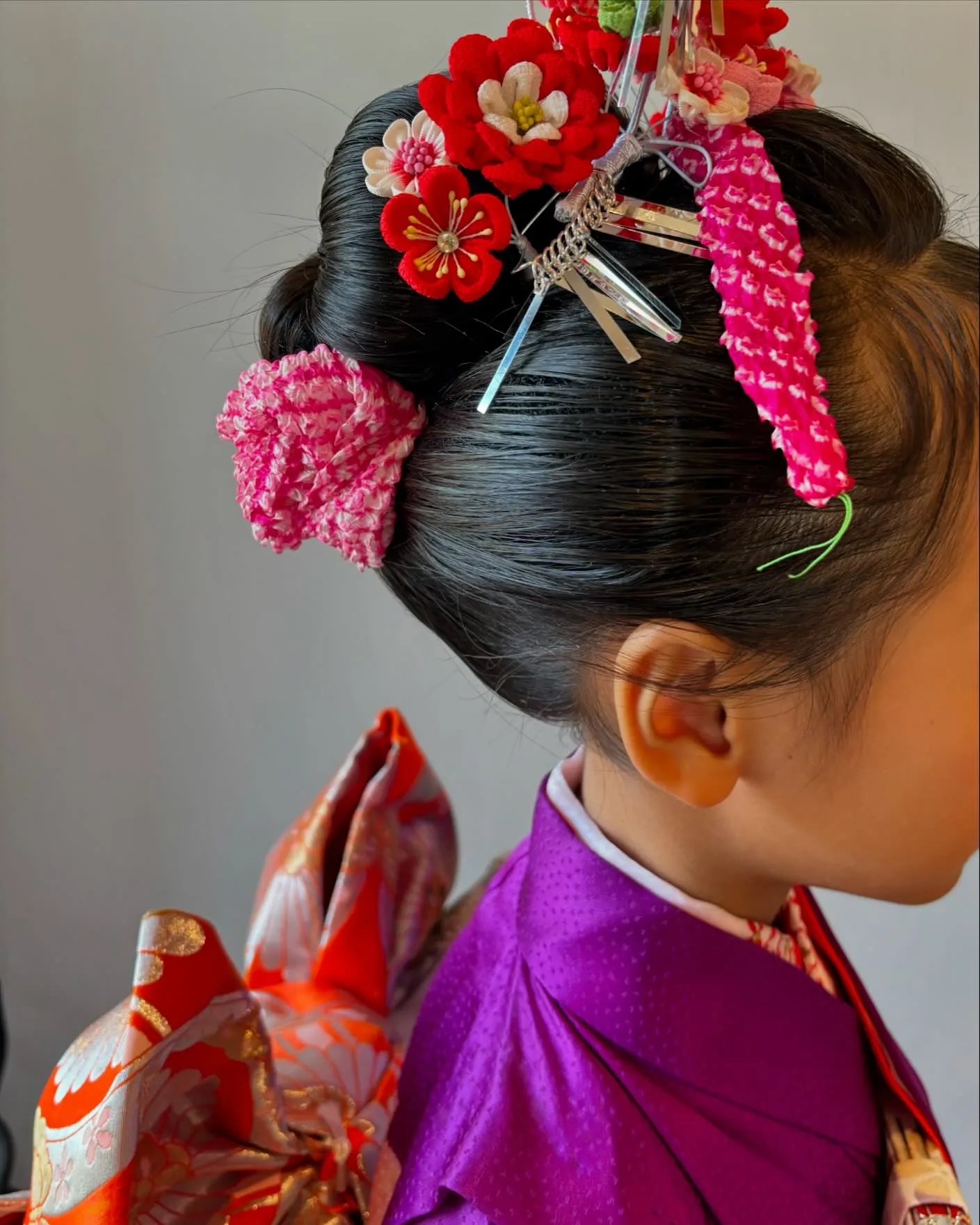 7歳の七五三♡日本髪結わせて頂きました✨