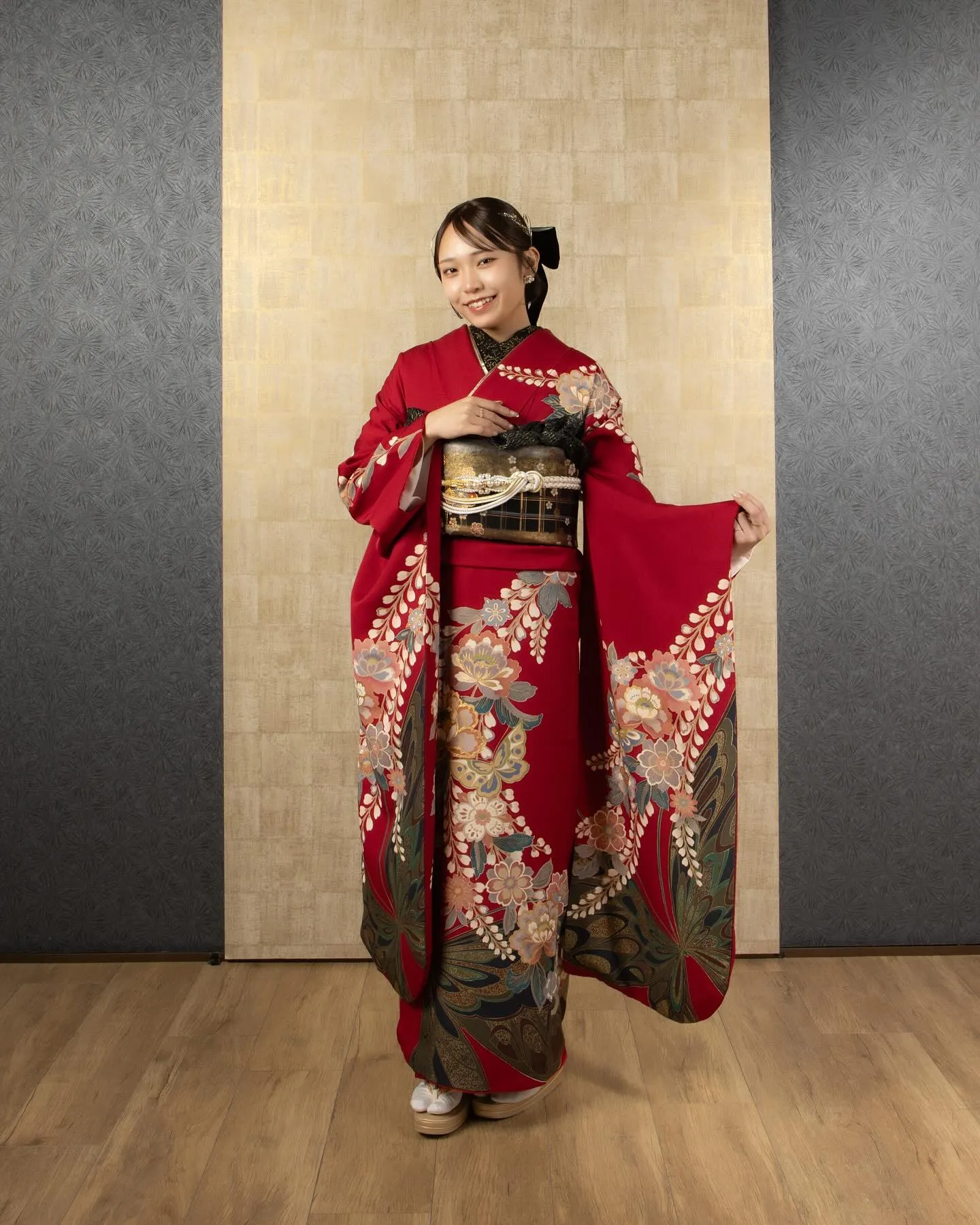 タイトなシニヨンスタイル✨