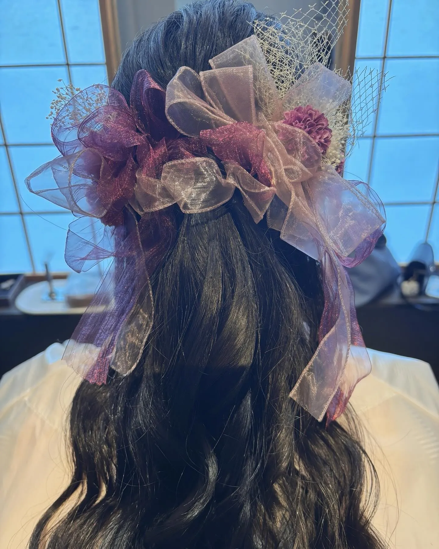 リボンモリモリアレンジヘア🎀