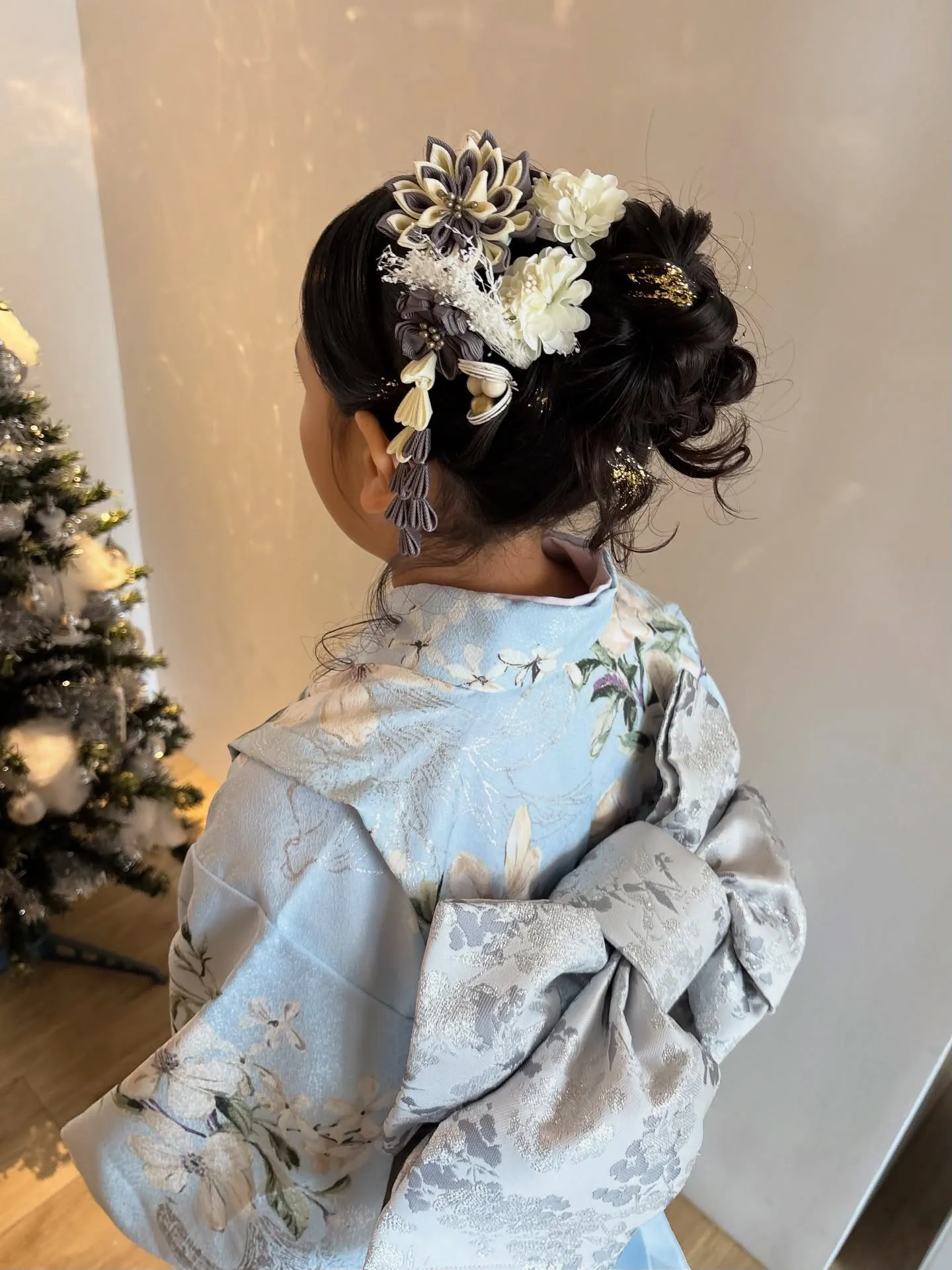 ふわふわお団子ヘア.⋆𝜗𝜚