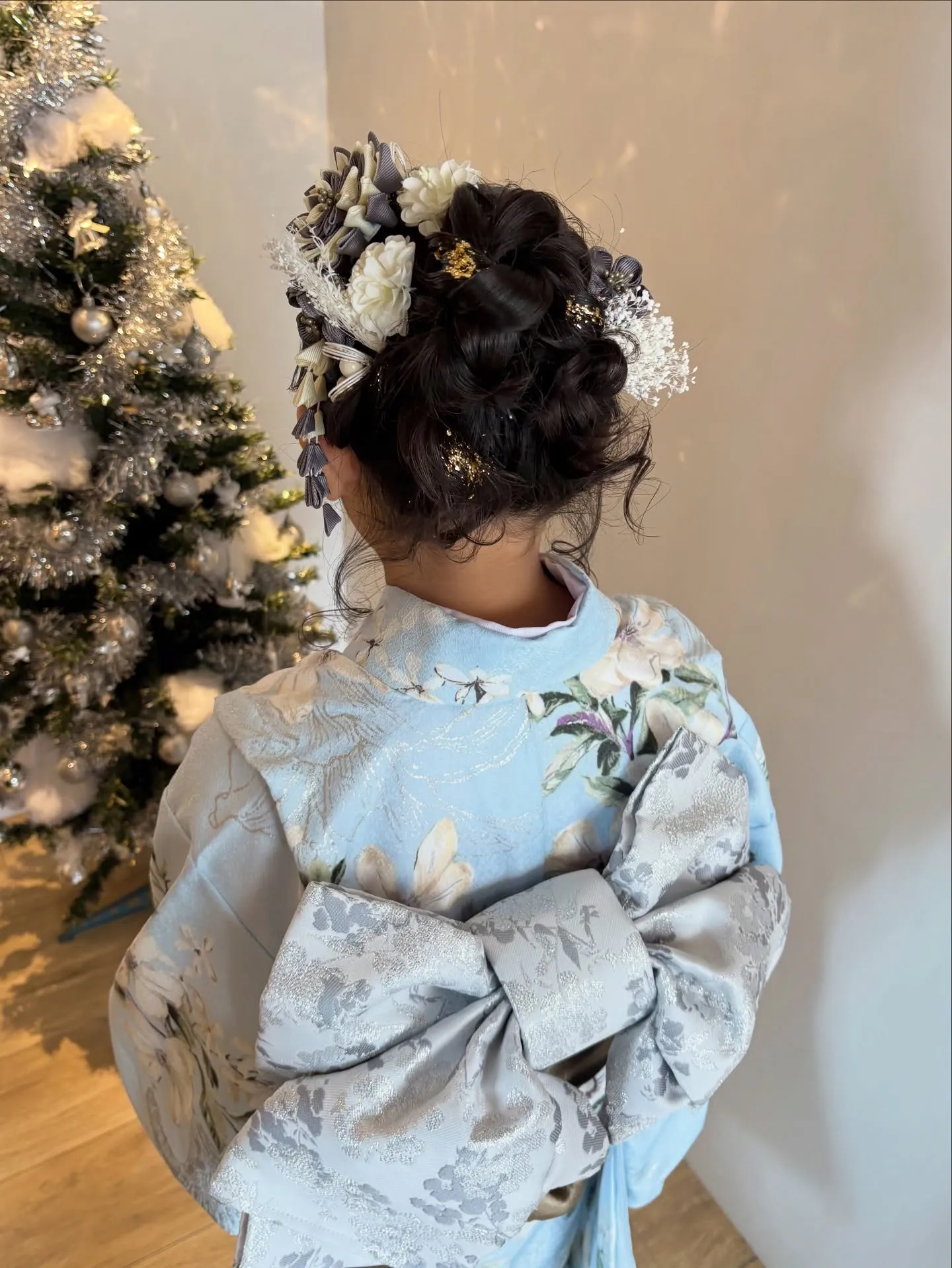 ふわふわお団子ヘア.⋆𝜗𝜚