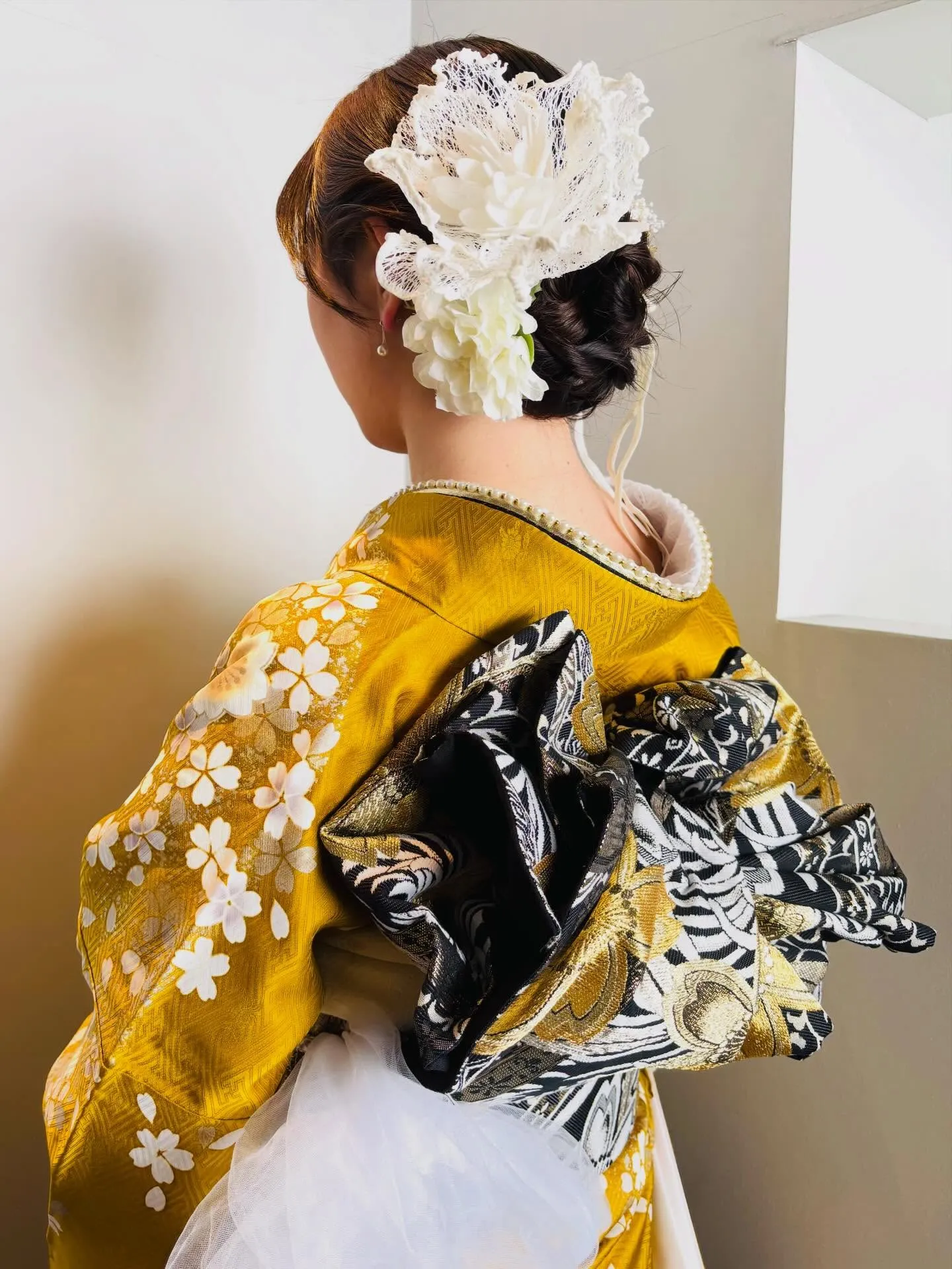 ⁡ロープ編み大人っぽいシニヨンヘアです¨̮⃝