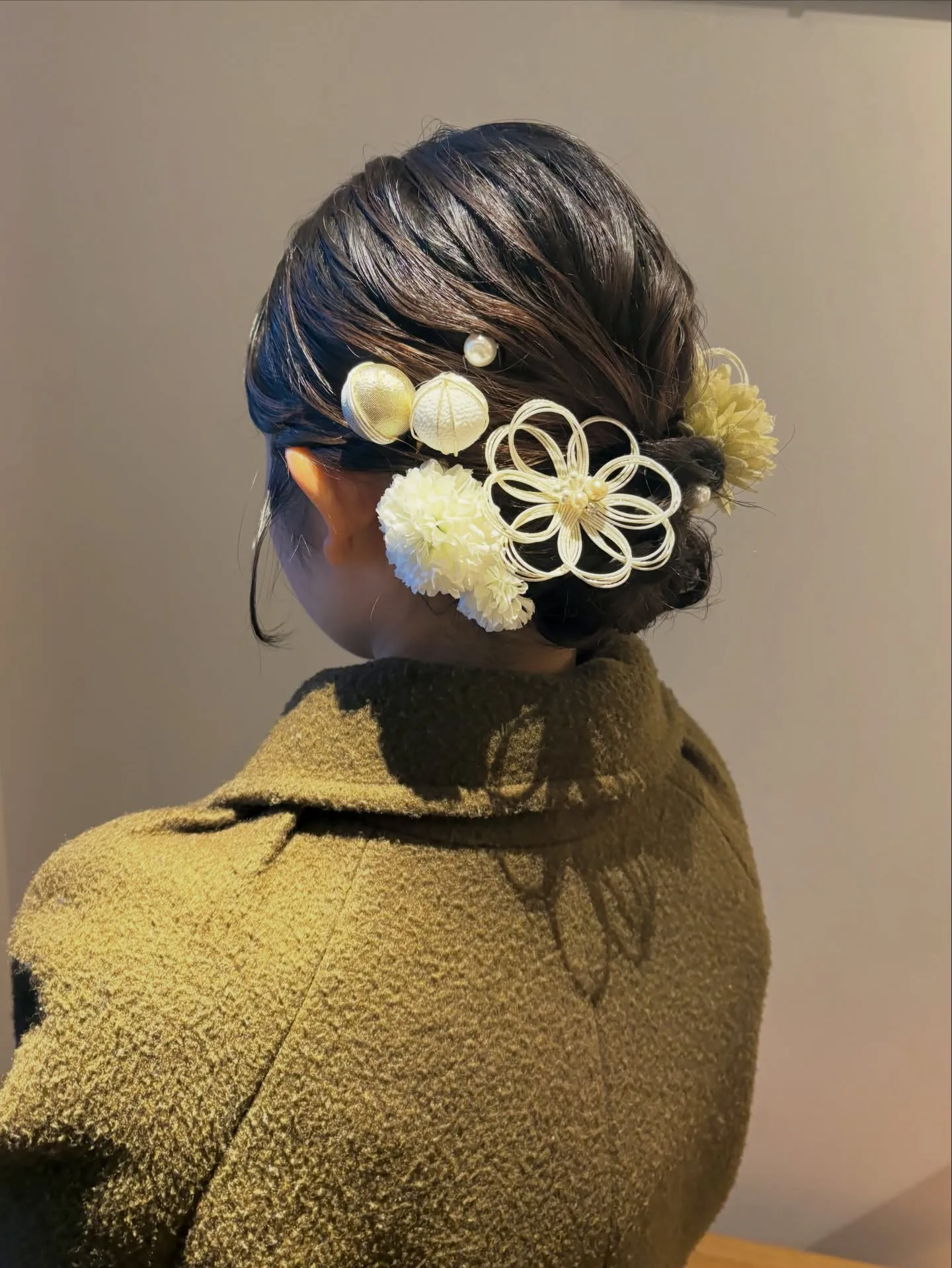 ふんわりまとめ髪🤍