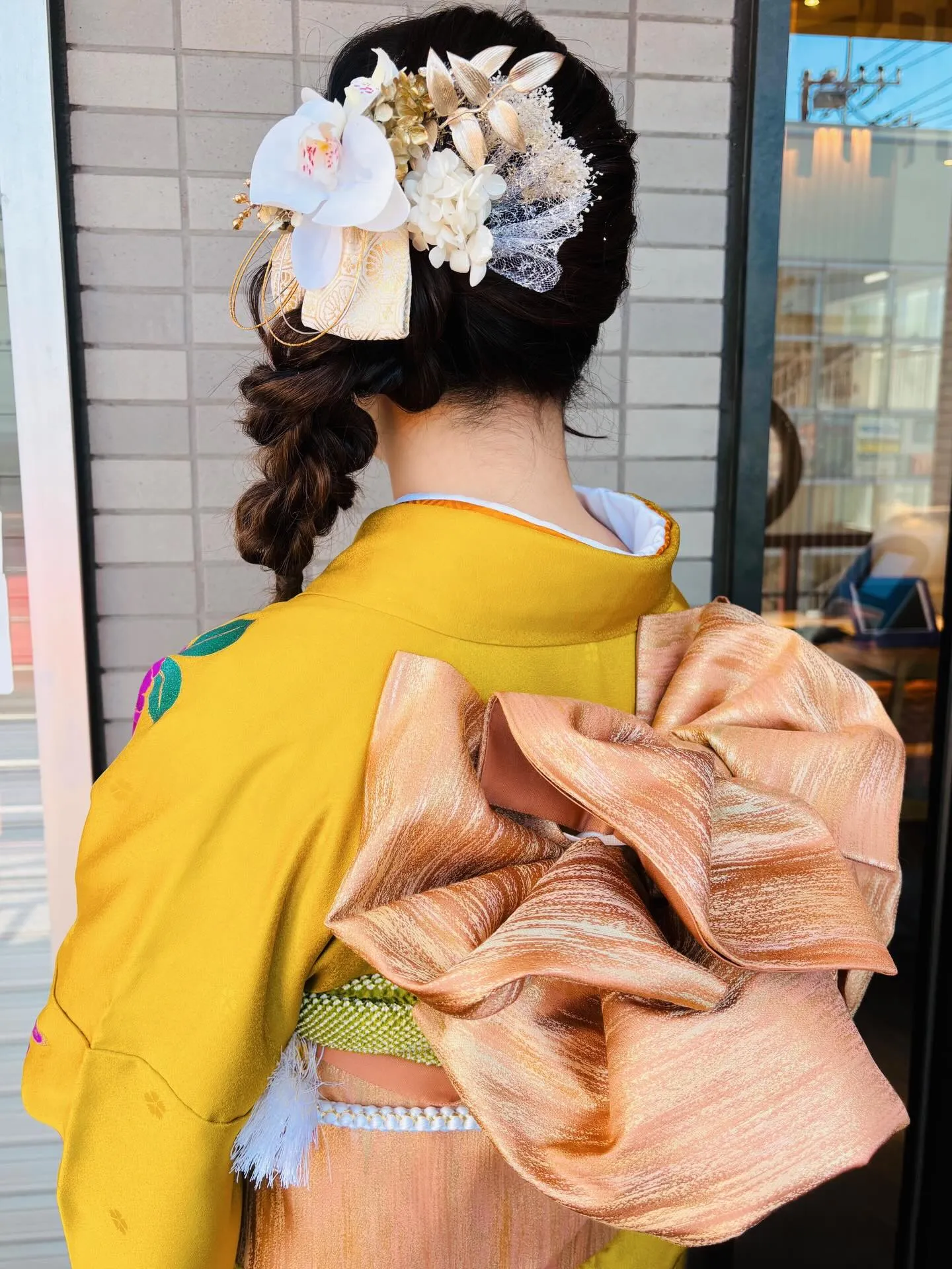 編みおろしヘア✨