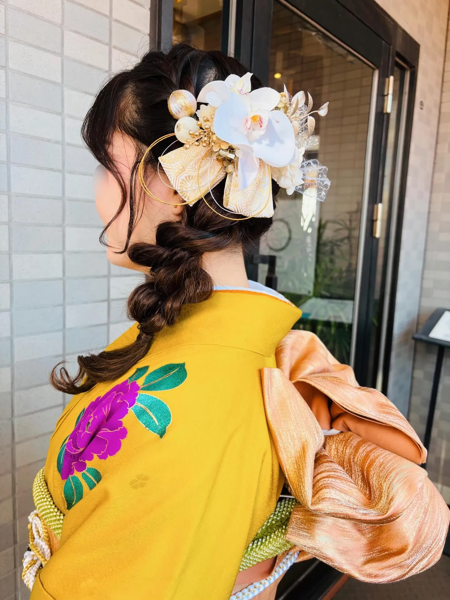 編みおろしヘア✨