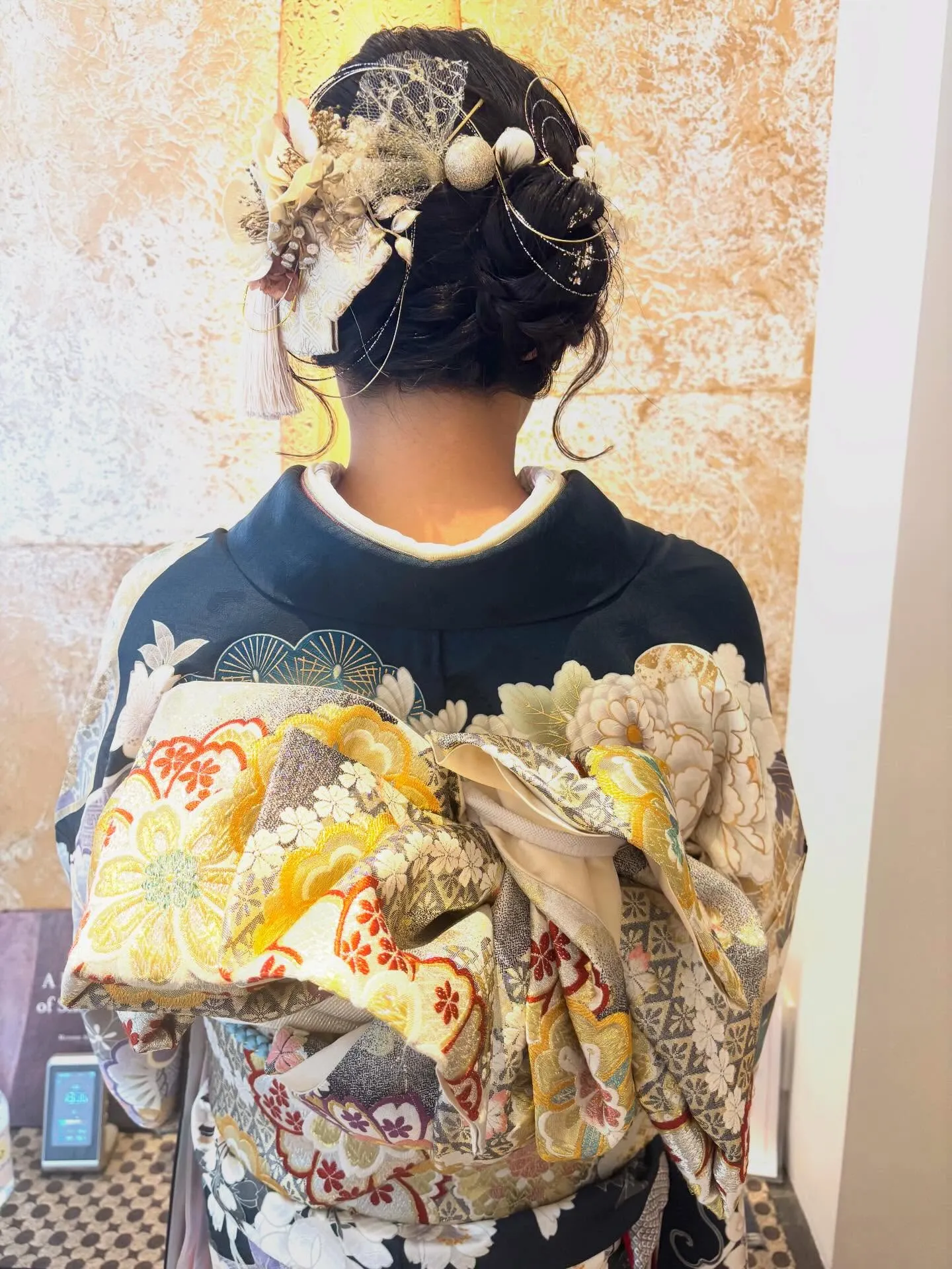 ⁡編み込みアレンジシニヨン✨