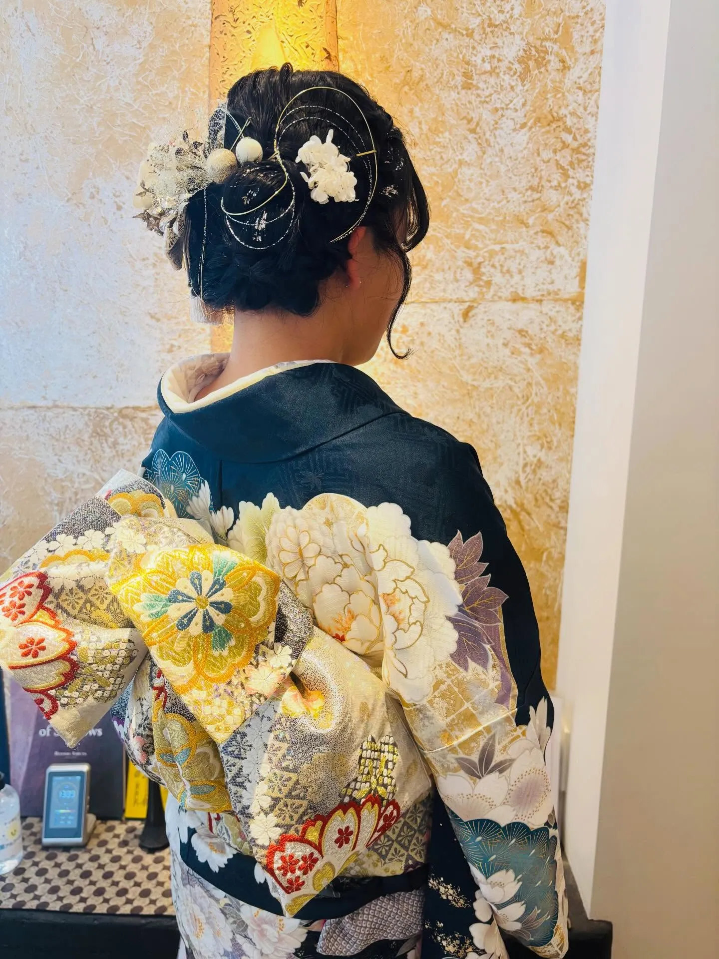 ⁡編み込みアレンジシニヨン✨