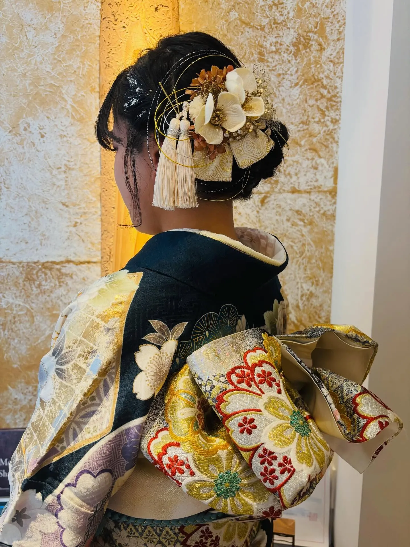 ⁡編み込みアレンジシニヨン✨