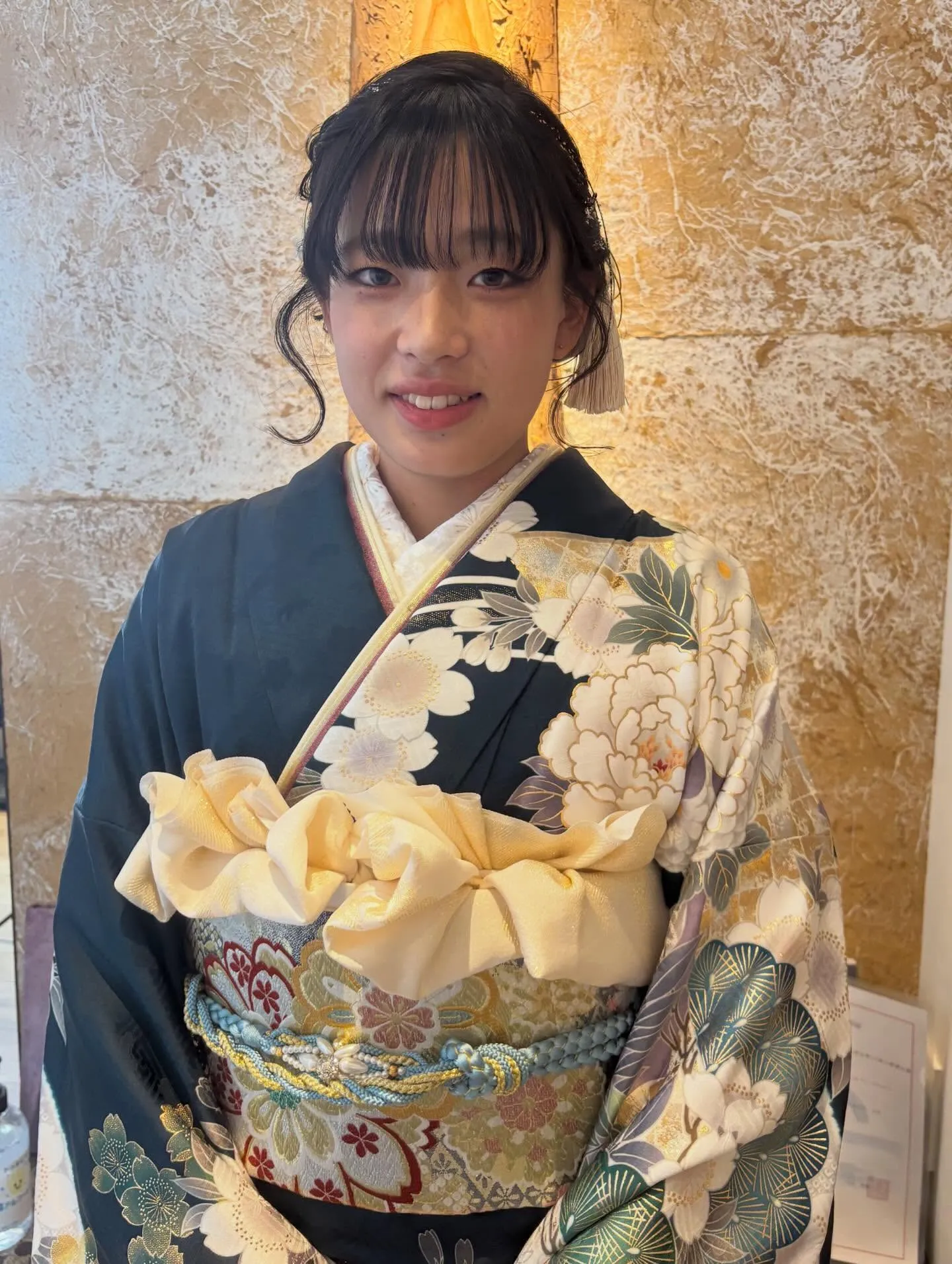 ⁡編み込みアレンジシニヨン✨